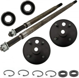 E-Z-Go Rear Axle And Brake Hub Drum Assembly Kit Elec. 1982+ Gas 2 Cycle 1982-93